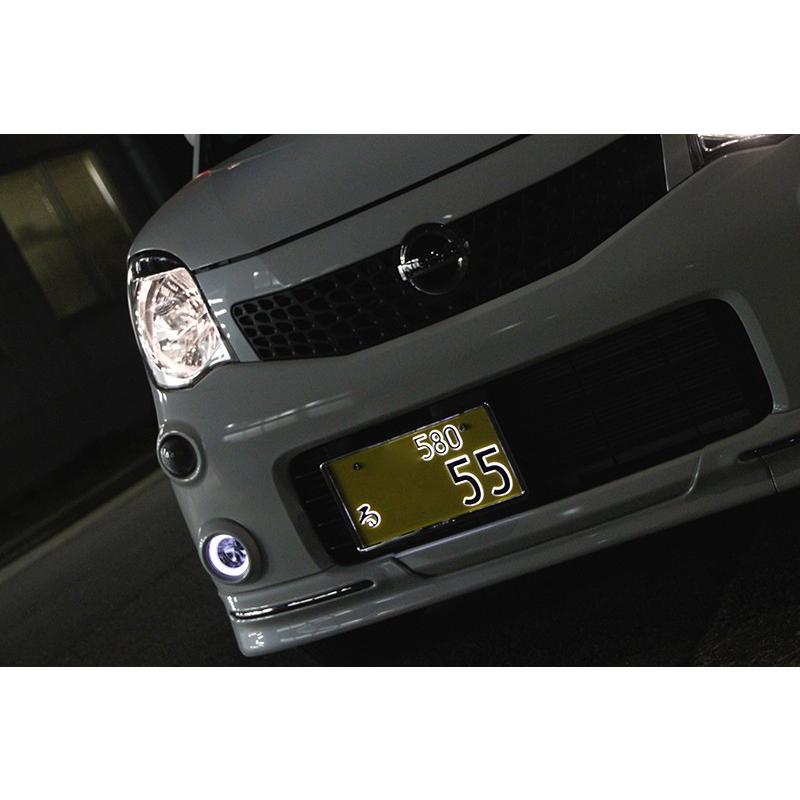字光式 ナンバープレート AIR LED 正規代理店 軽自動車 2枚 前後