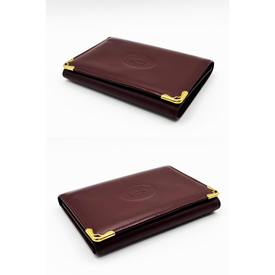 Cartier（カルティエ） マストライン 三つ折り財布 札入れ コンパクト