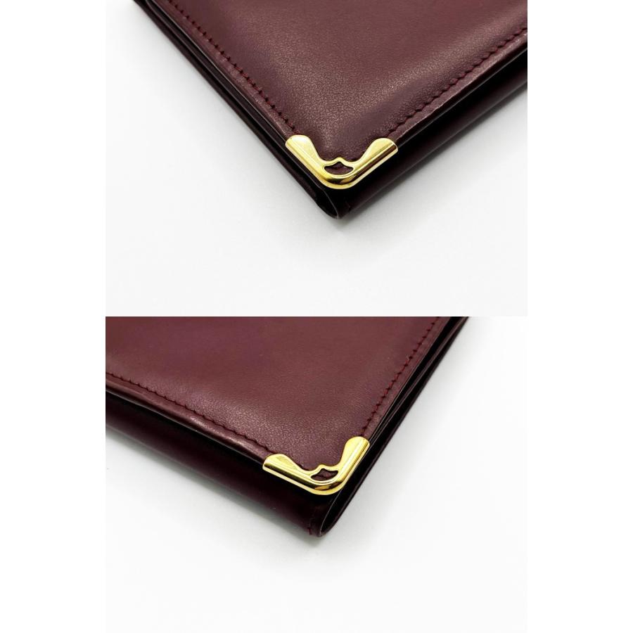 Cartier（カルティエ） マストライン 三つ折り財布 札入れ コンパクト