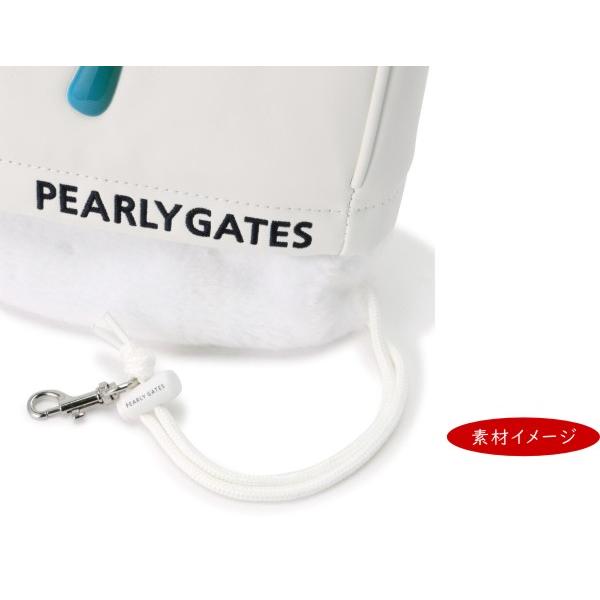 PEARLY GATES ゴルフバッグ ホワイト＋アイアンカバー付 パーリー