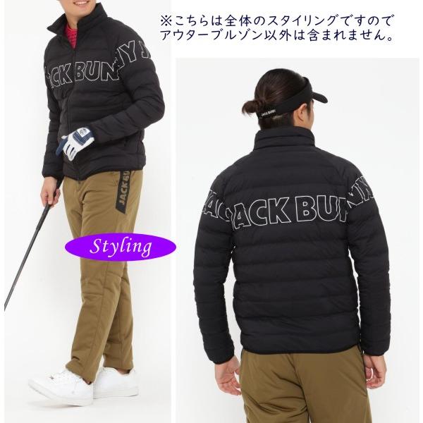 ジャックバニー ナイロンジャケット ダブルジップ ブラック 5 美品