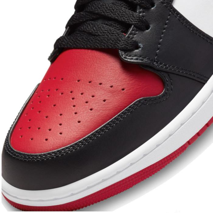 NIKE（ナイキ） NIKE AIR JORDAN 1 LOW BRED TOE RED エア ジョーダン