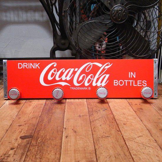 Coca Cola（コカコーラ） 木製 ハンガー アメリカン雑貨 : アメリカン