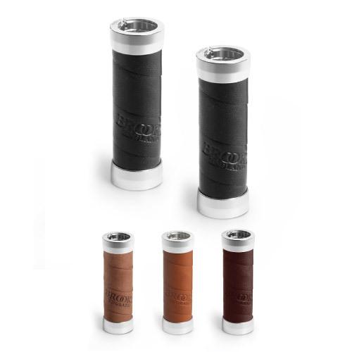 ブルックス（BROOKS） SLENDER LEATHER GRIPS 100mm グリップ : GORO