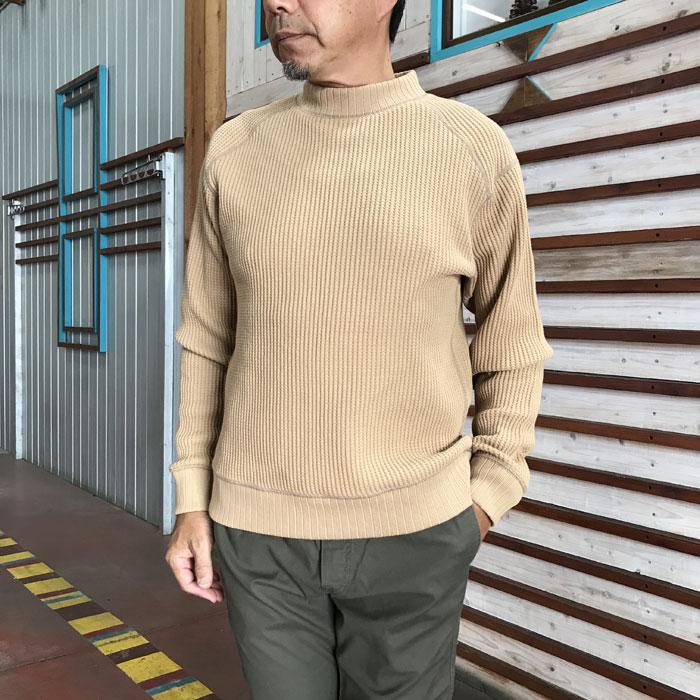 Jackman（ジャックマン） JM7200 Waffle Midneck ワッフル素材ミッド