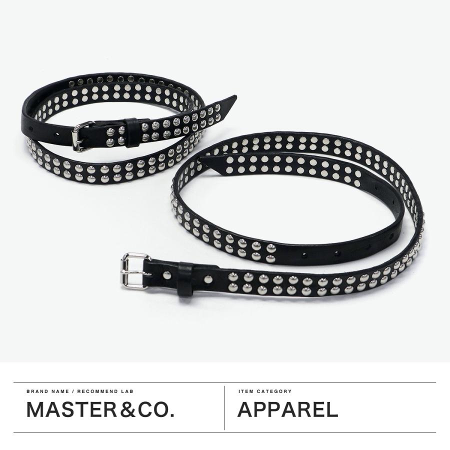 MASTER&Co（マスターアンドコー） ベルト レディース メンズ 本革