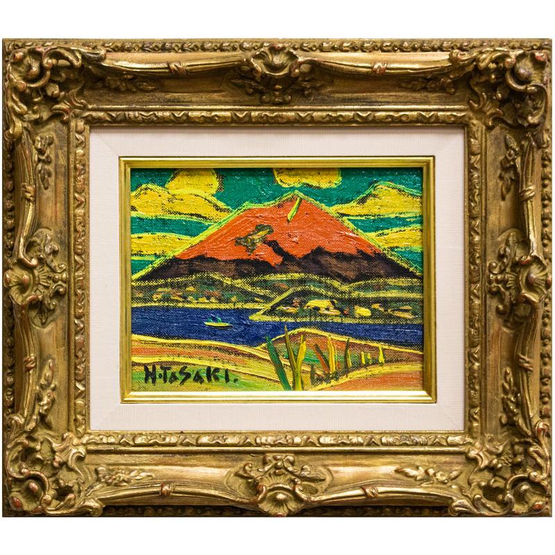 肉筆油彩画 【薊】 直筆サインあり 楽天市場】瀬良風香 肉筆油彩画