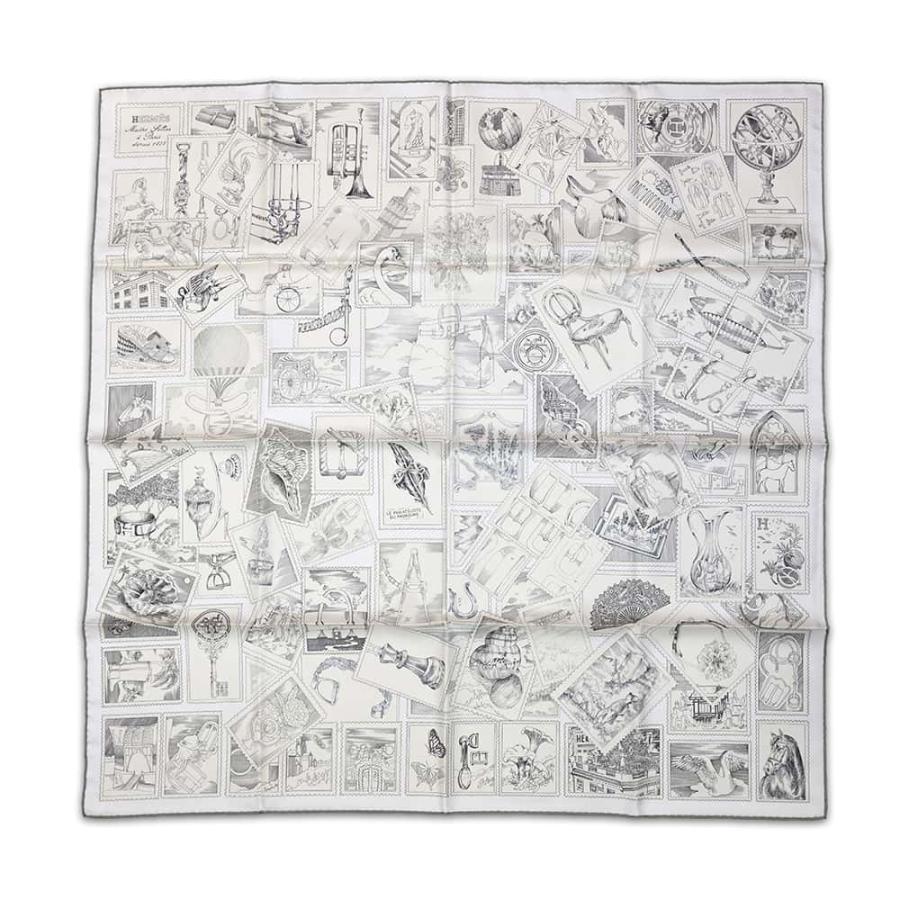 エルメス スカーフ カレ90 フォーブルの切手愛好家 Le Philateliste du