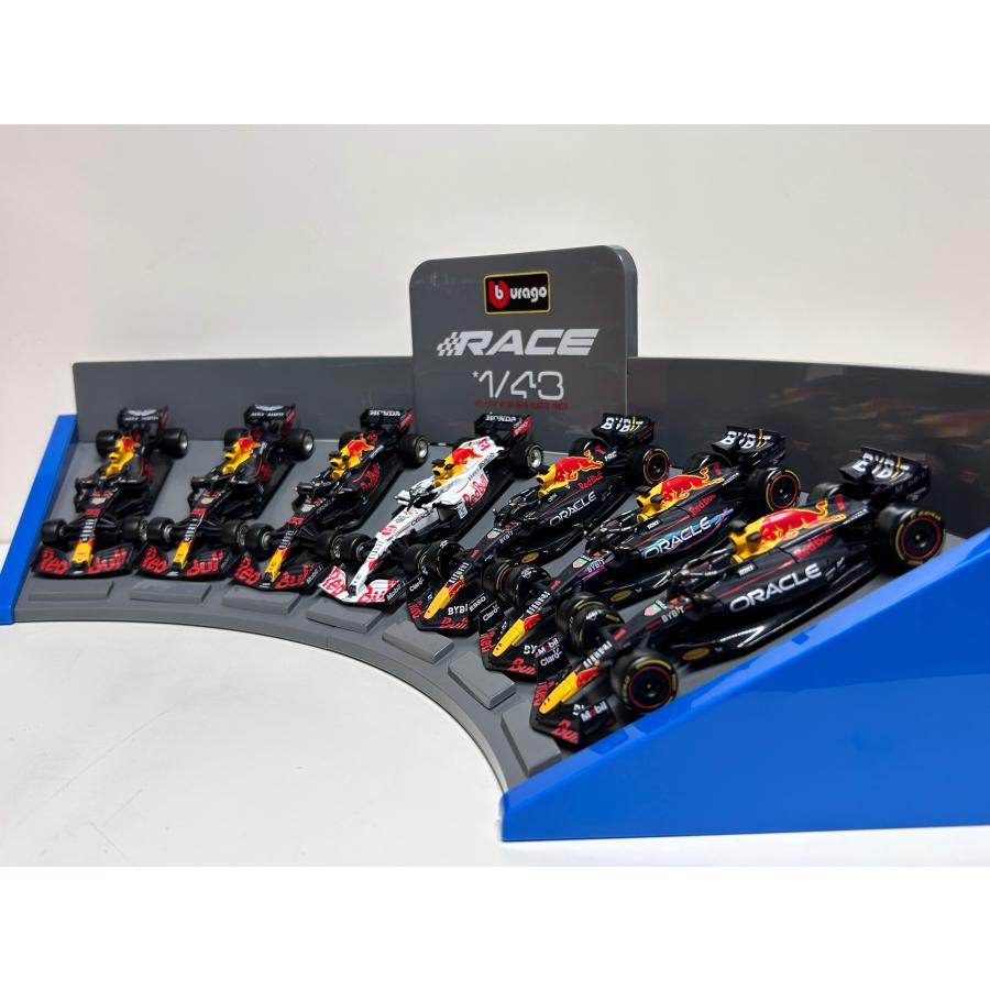 Bburago（ブラーゴ） 特別版 burago 1/43 Red bull F1 展示フルセット