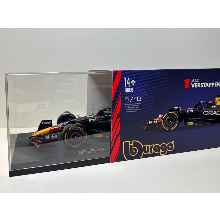 Bburago（ブラーゴ） 特別版 Burago 1/18 Red Bull RB19 2023 #1 World