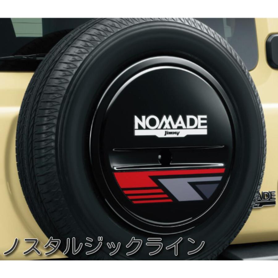 クラウン ジムニー ノマド スペアタイヤハーフカバーデカール 99230