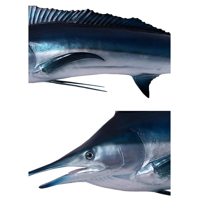 実物大 ブルーマーリン リアル 壁掛け カジキ FRPオブジェ 大きい 魚