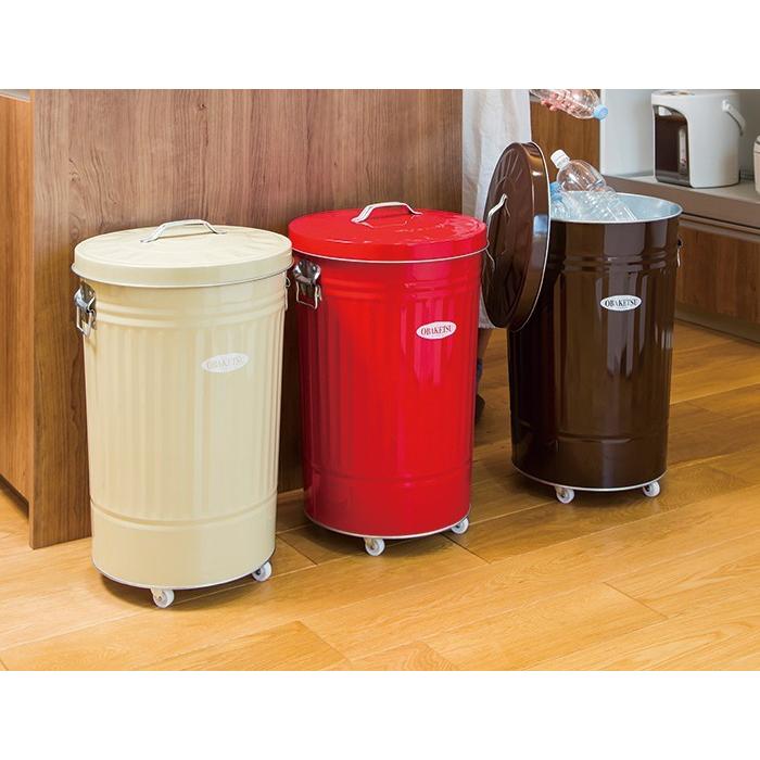 OBAKETSU オバケツ キャスター付き 42L アイボリー : ガーデンマート