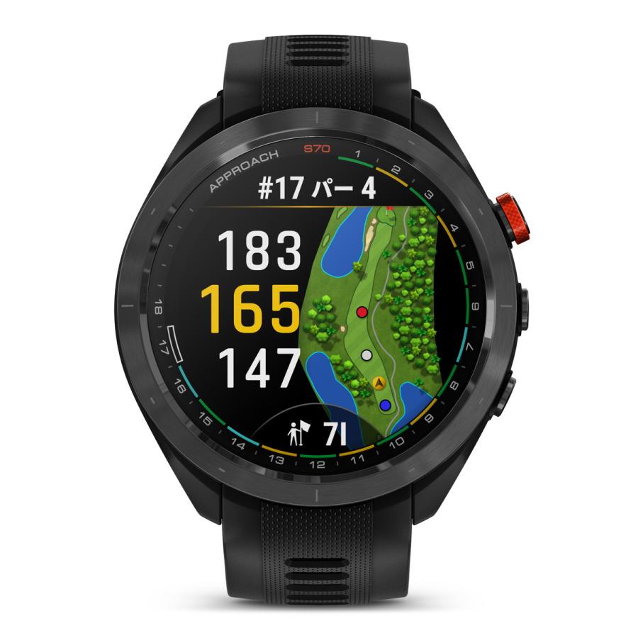 GARMIN（ガーミン） Approach S70 47mm Black ゴルフウォッチ GPS