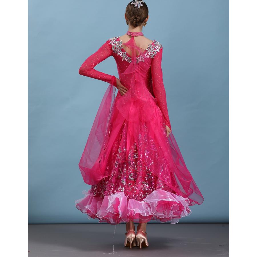 Garuda SHOP 社交ダンス衣装女性モダンドレス 発表会ワルツドレス