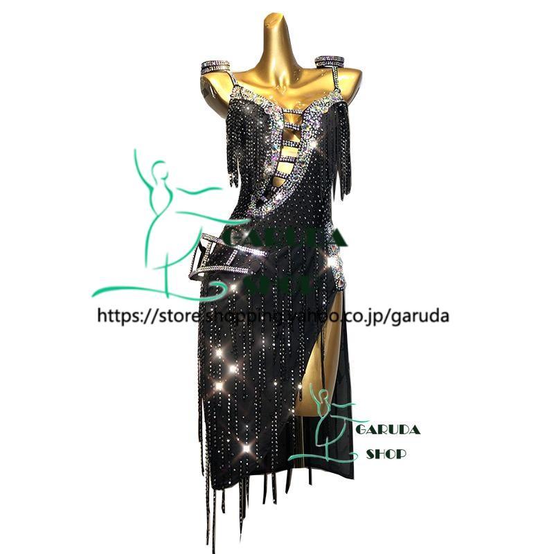 Garuda SHOP レディース社交ダンス衣装 競技ドレス ラテンドレス 高級