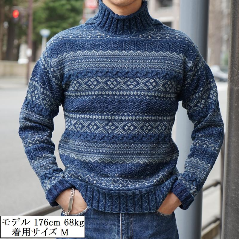 RRL Ralph Lauren（ダブルアールエル） RRL インディゴ モックネック