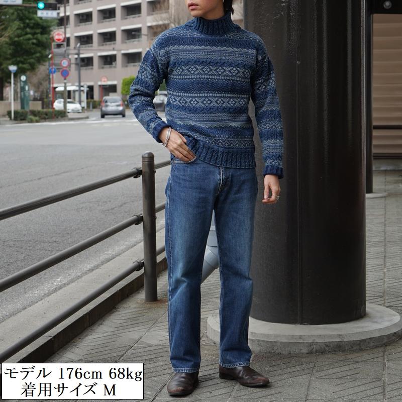 RRL Ralph Lauren（ダブルアールエル） RRL インディゴ モックネック