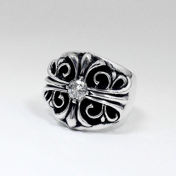 CHROME HEARTS（クロムハーツ） キーパーリング ダイヤモンド 19号