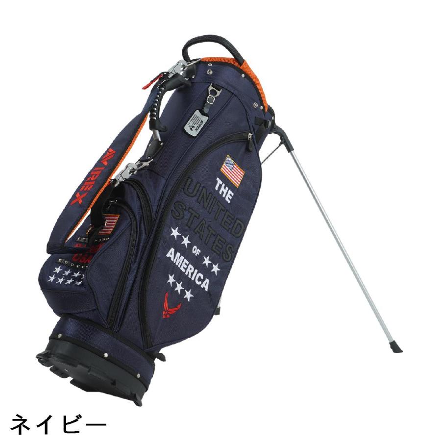 アヴィレックス ゴルフ AVIREX GOLF スタンドクラブケース付きキャディ