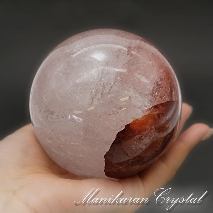マニカラン 水晶 丸玉 ヒマラヤ産 90mm 1.03Kg 【一点物】 ヒマラヤ