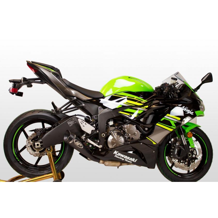 即納】M4 Exhaust ZX-6R 2009-2026 スリップオン GP19 ブラック KA6922