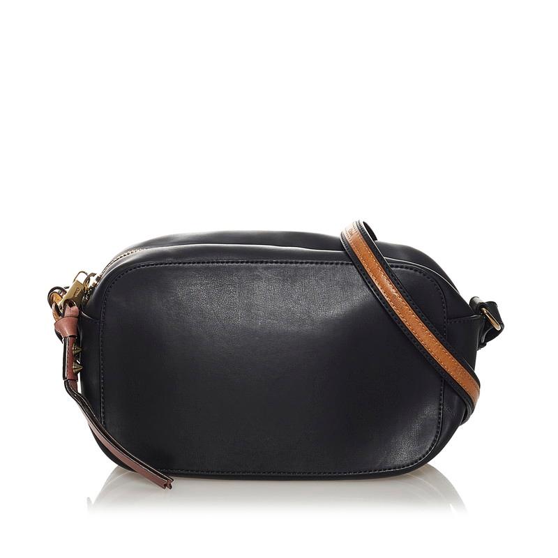 Chloe（クロエ） サム 斜め掛け ショルダーバッグ ブラック ブラウン