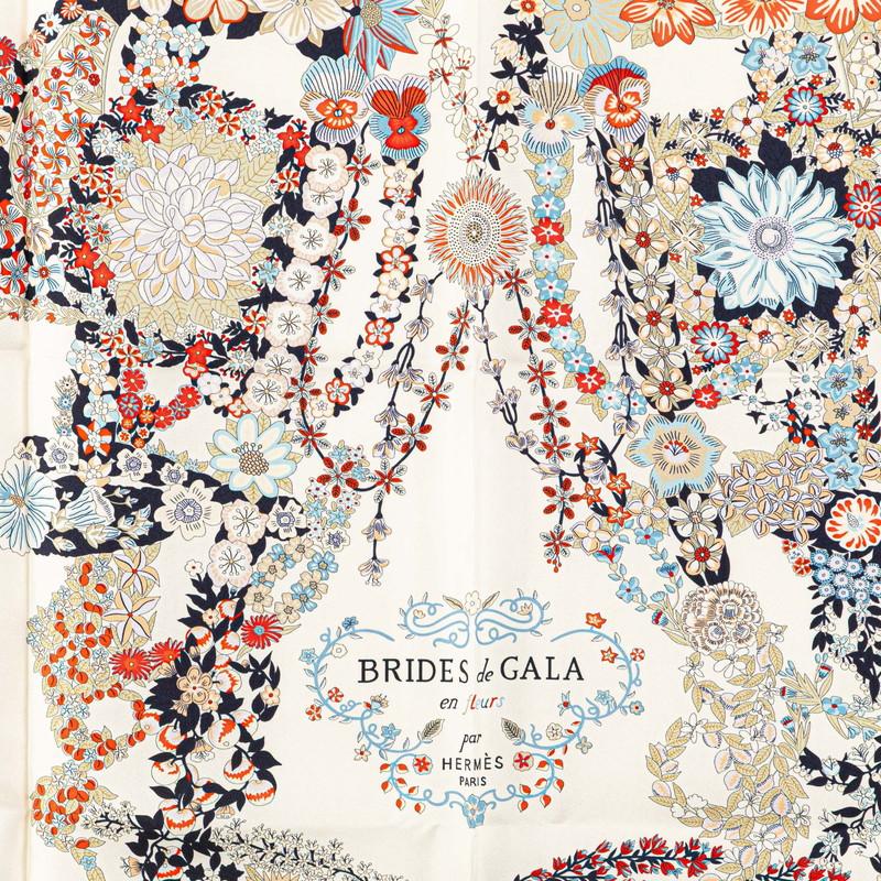 HERMES（エルメス） カレ90 BRIDES de GALA en fleurs ブリッド ドゥ