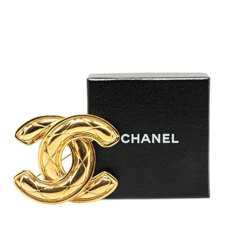 CHANEL（シャネル） ヴィンテージ マトラッセ ココマーク ブローチ