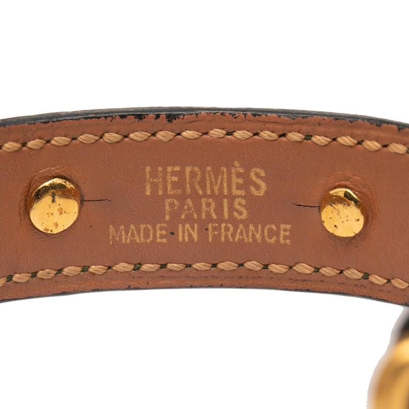 HERMES（エルメス） シェーヌダンクル バングル グリーン ゴールド
