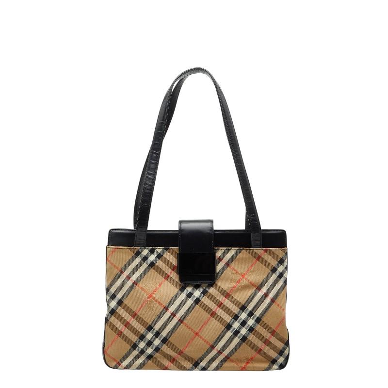 BURBERRY（バーバリー） ノバチェック シャドーホース トートバッグ