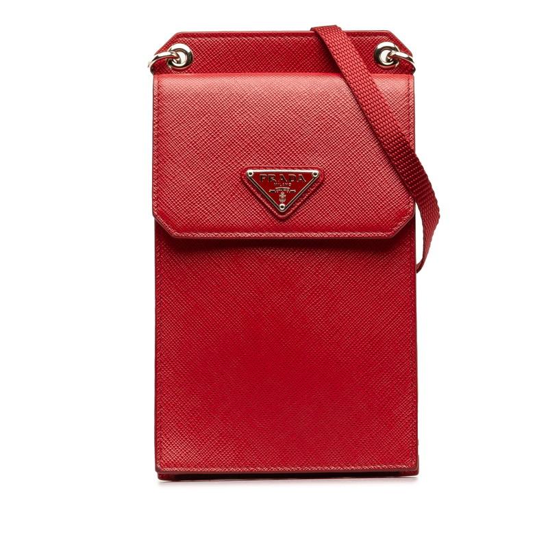 PRADA（プラダ） 三角ロゴプレート サフィアーノ 斜め掛け ショルダー