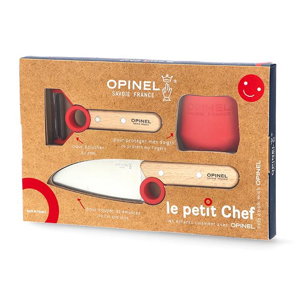 OPINEL（オピネル） 【並行輸入品】 子供包丁 ピーラー 指ガード 3点