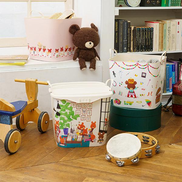 baquet（stacksto.） スタックストー バケット Mサイズ くまのがっこう