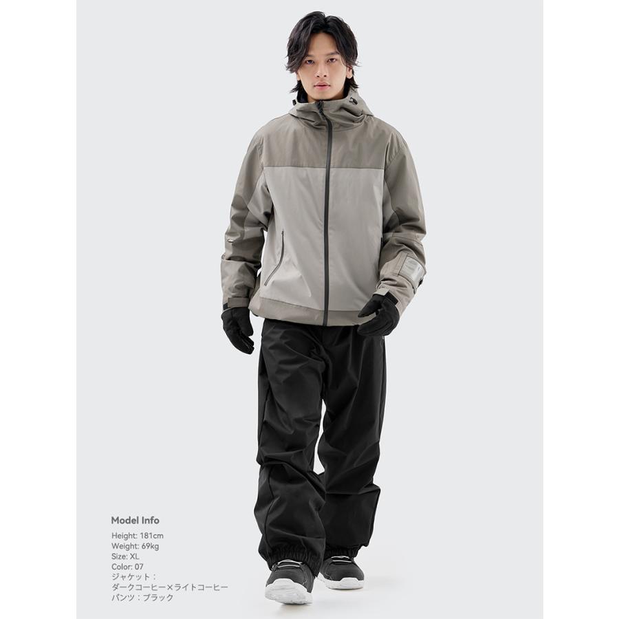 BURTON スノーボードウェア Mサイズ グレー/ブラック 上下セット