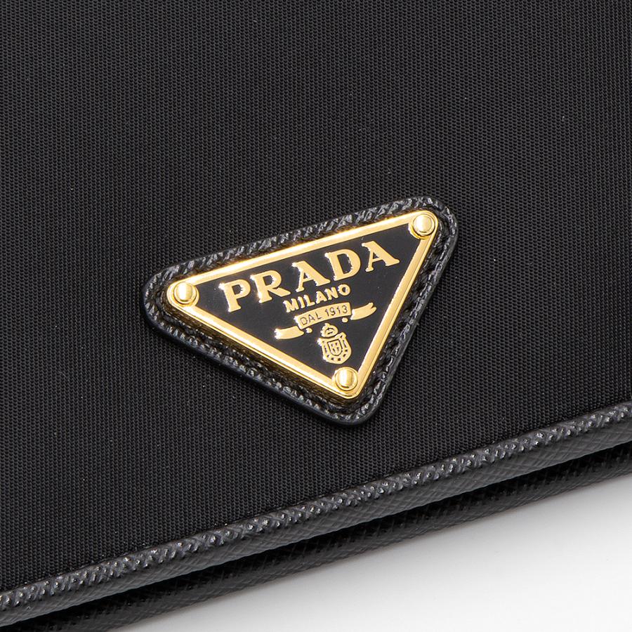 PRADA（プラダ） PRADA 2つ折り財布(小銭入れ付き) ブラック 1MV204