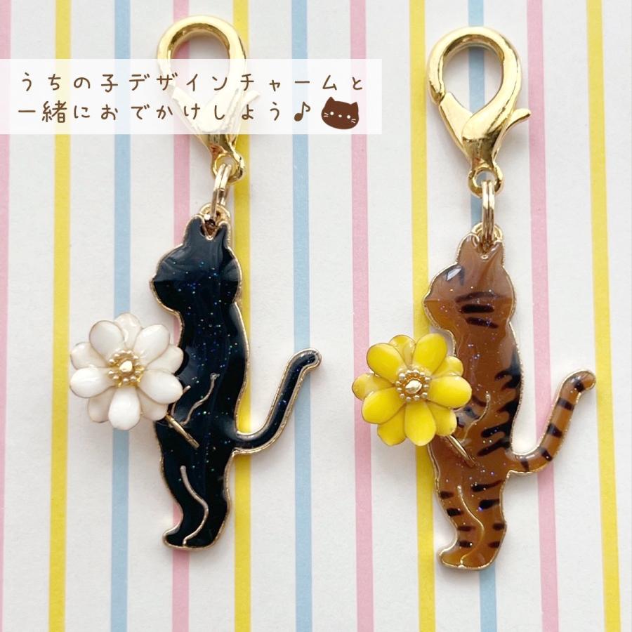 セッティング台 猫のチャーム デコ土台 レジン土台 きれいめゴールド