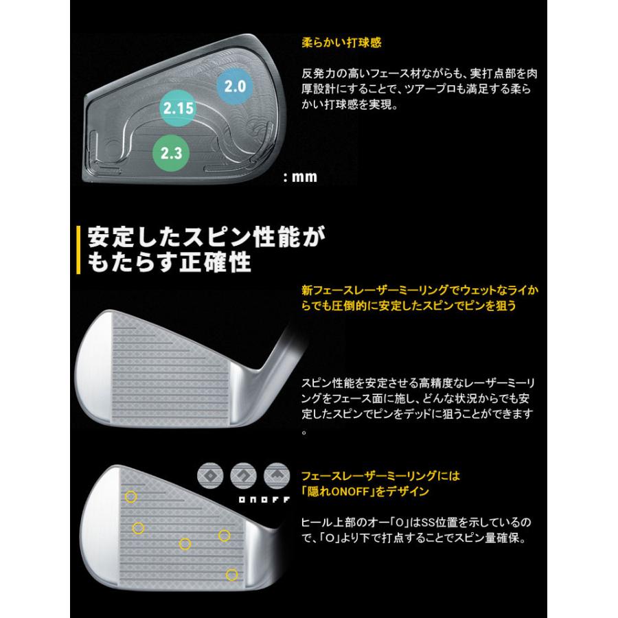 KURO（オノフ） 特注カスタムクラブ オノフ 2024 KURO FORGED アイアン