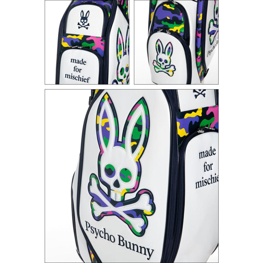 Psycho Bunny（サイコバニー） キャディバック エナメル CAMO BUNNY CB