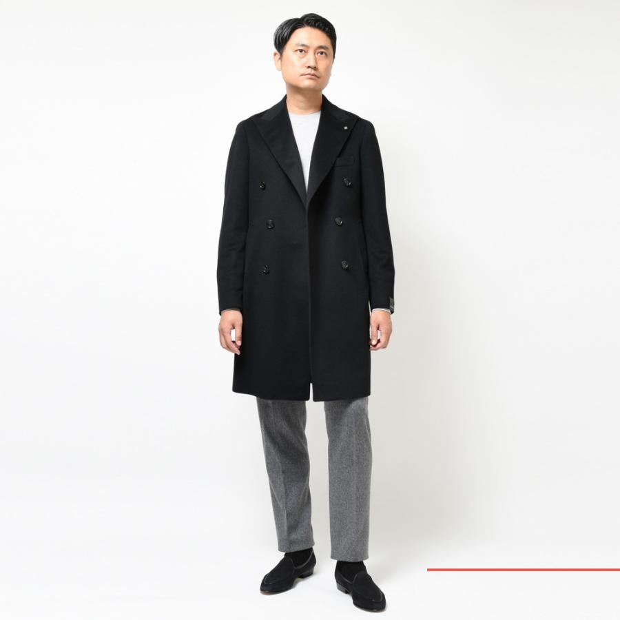 TAGLIATORE（タリアトーレ）カシミアフランネルダブルチェスター