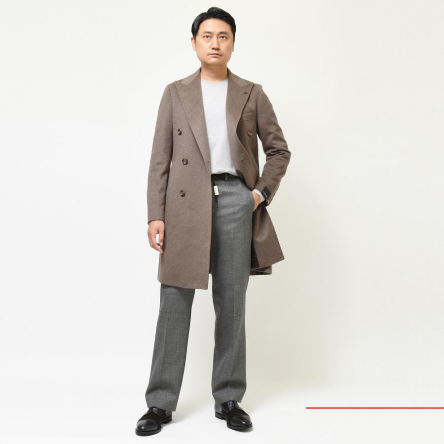 TAGLIATORE（タリアトーレ）カシミアフランネルダブルチェスター