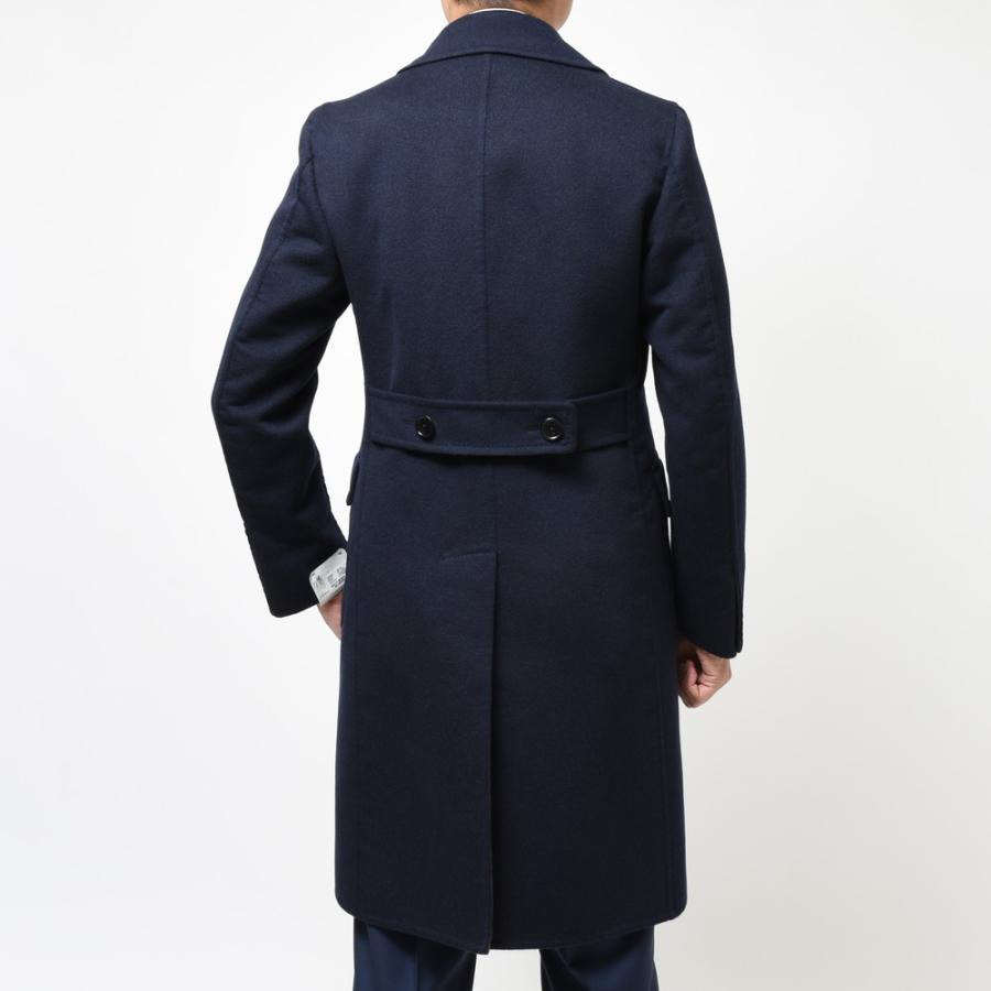 Belvest（ベルベスト）ウールフランネルダブルチェスターフィールド