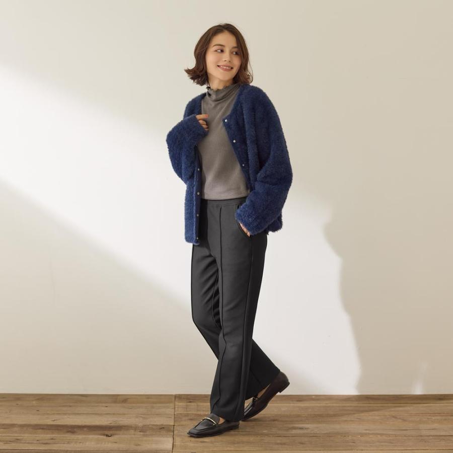 GUNZE（グンゼ） フレアパンツ レディース 裏起毛 フリース 綿混