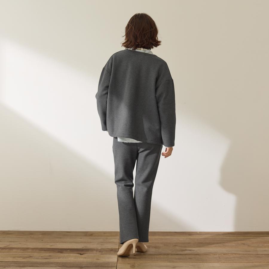 GUNZE（グンゼ） フレアパンツ レディース 裏起毛 フリース 綿混