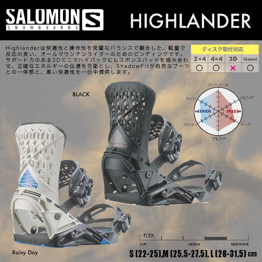 SALOMON（サロモン） スノーボード ビンディング HIGHLANDER バイン