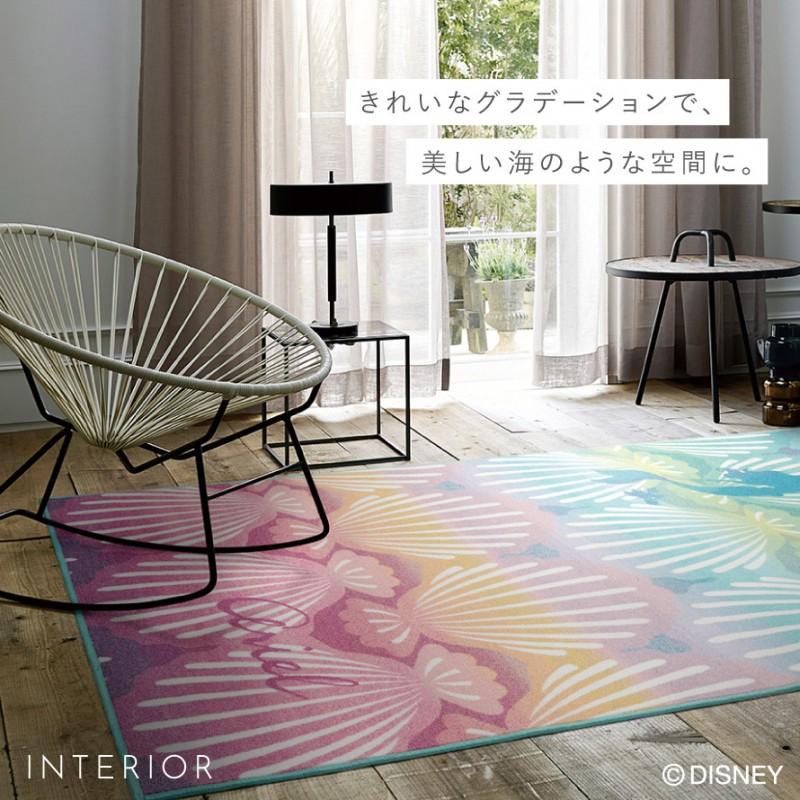 スミノエ ディズニー ラグ カーペット マット 133×185cm リトル