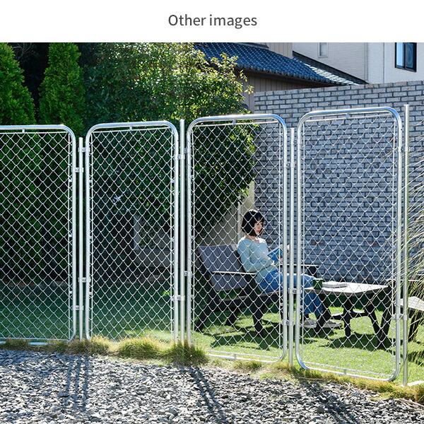 山善（YAMAZEN） ガーデンフェンス アメリカンフェンス スチール製 (幅