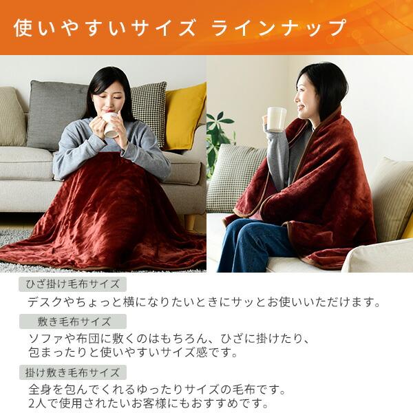 山善（YAMAZEN） 電気毛布 敷き毛布 ホカロン 140×80cm YMS-HR32FK ※ご