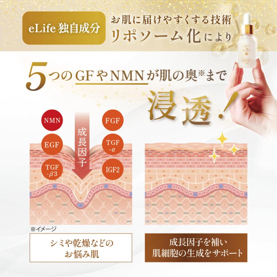 eLife 美容液 エイジングケア NMN VITAL eL SERUM (バイタル・エル
