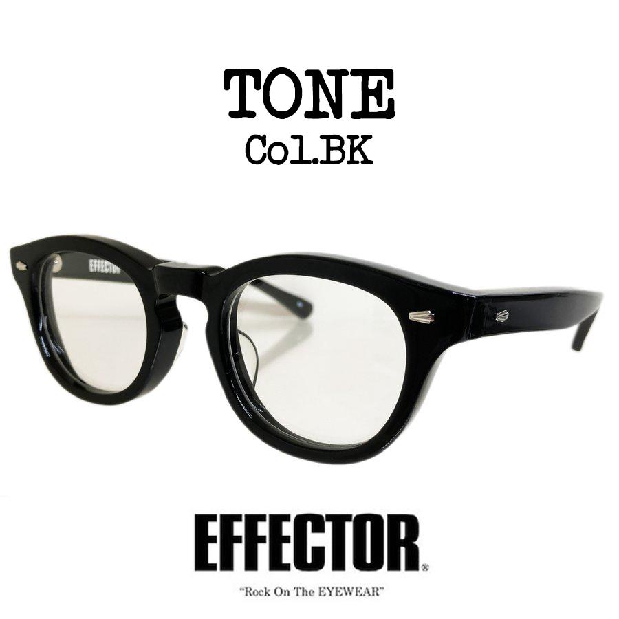EFFECTOR（エフェクター） 「TONE/トーン」Col.BK/ブラック メガネ